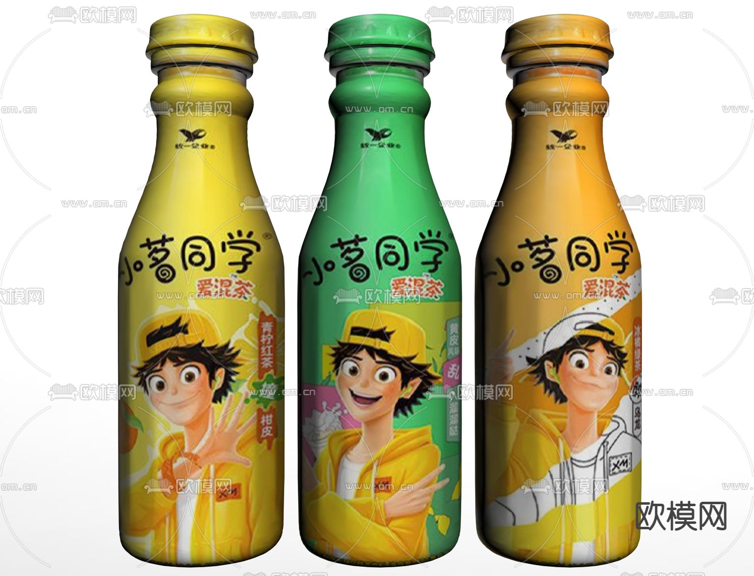 小茗同学 饮料 汽水su模型下载（渲染图2）