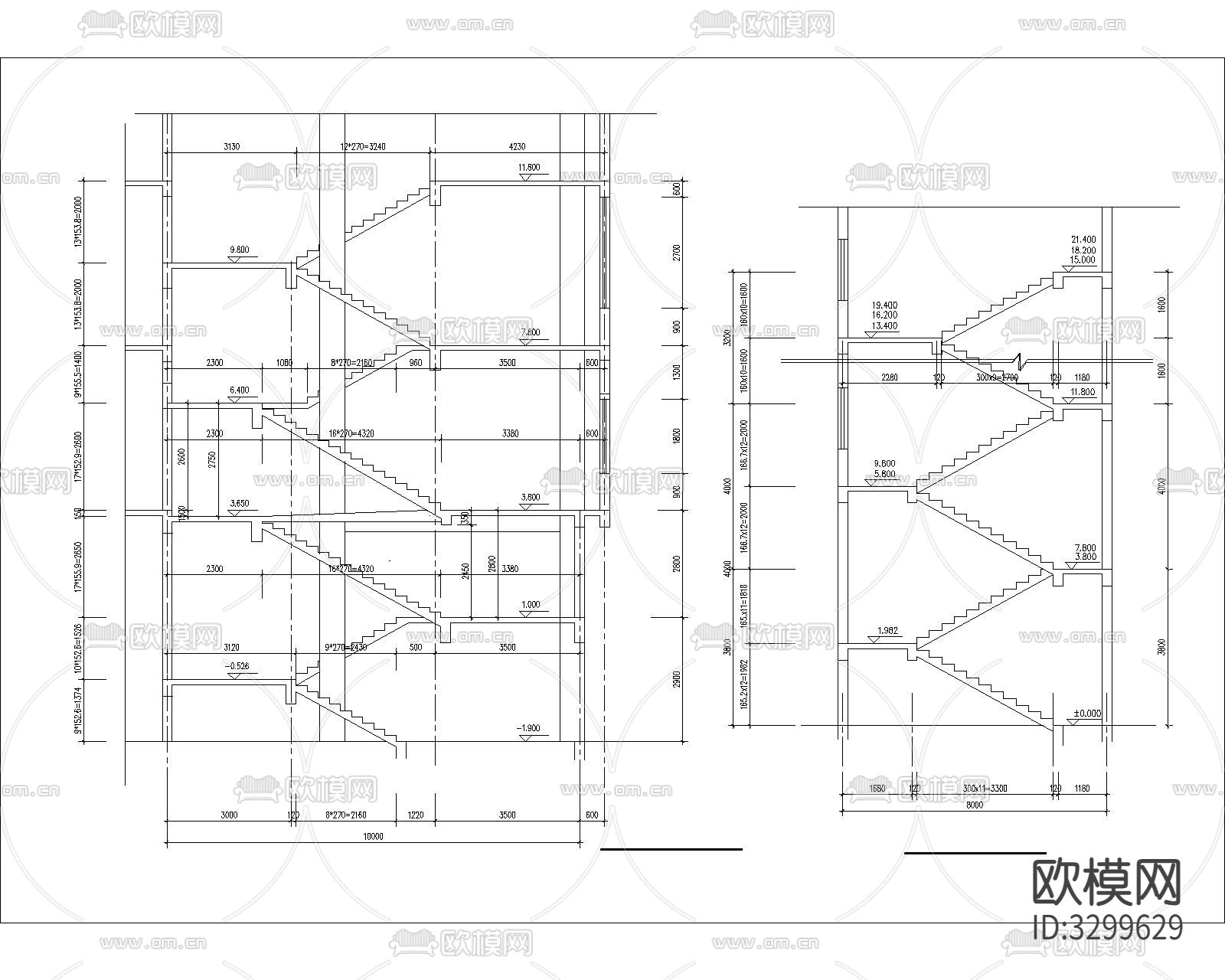 电梯骄厢装修竣工cad大样图下载（渲染图5）