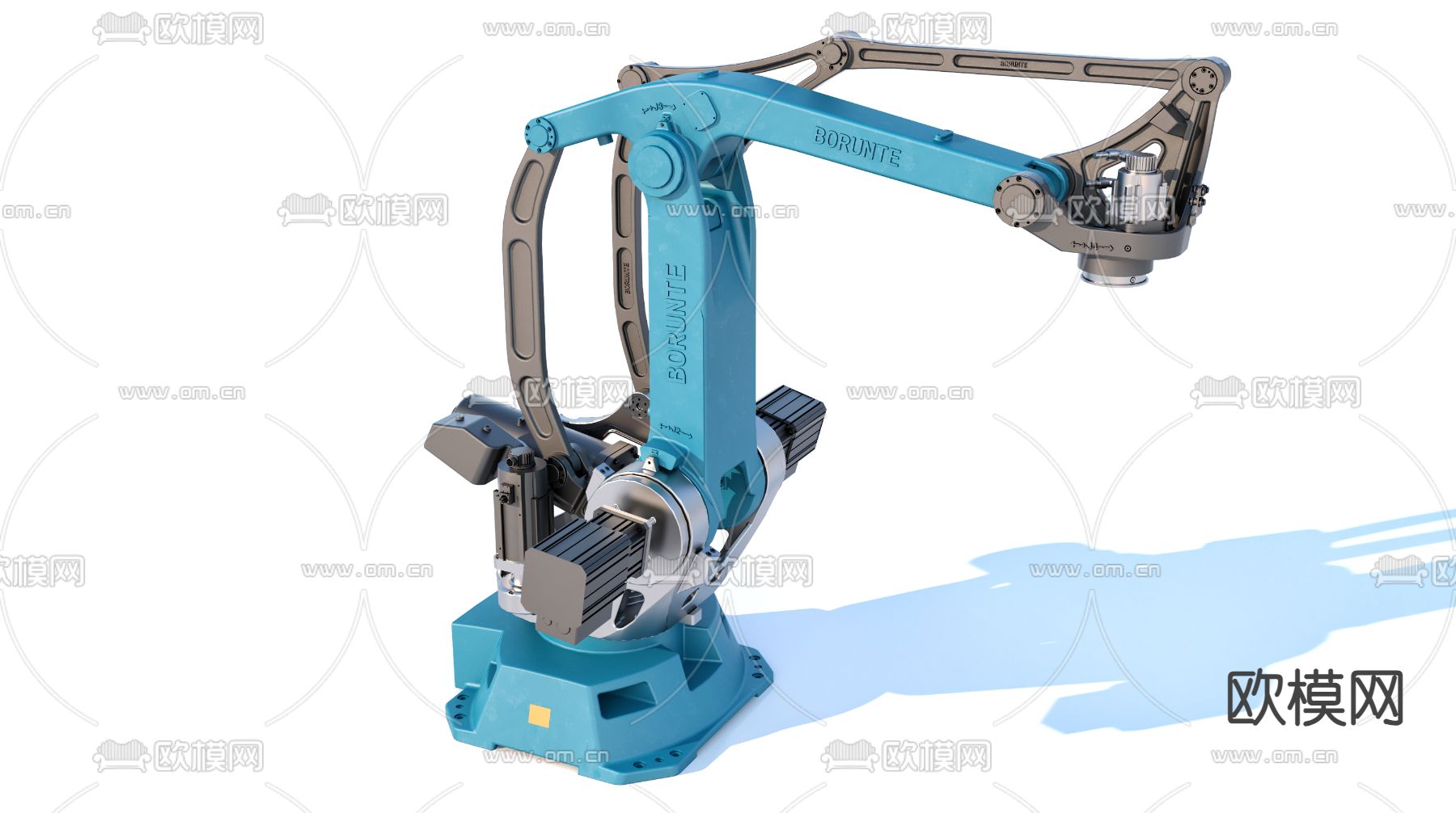 机械臂su模型下载（渲染图2）