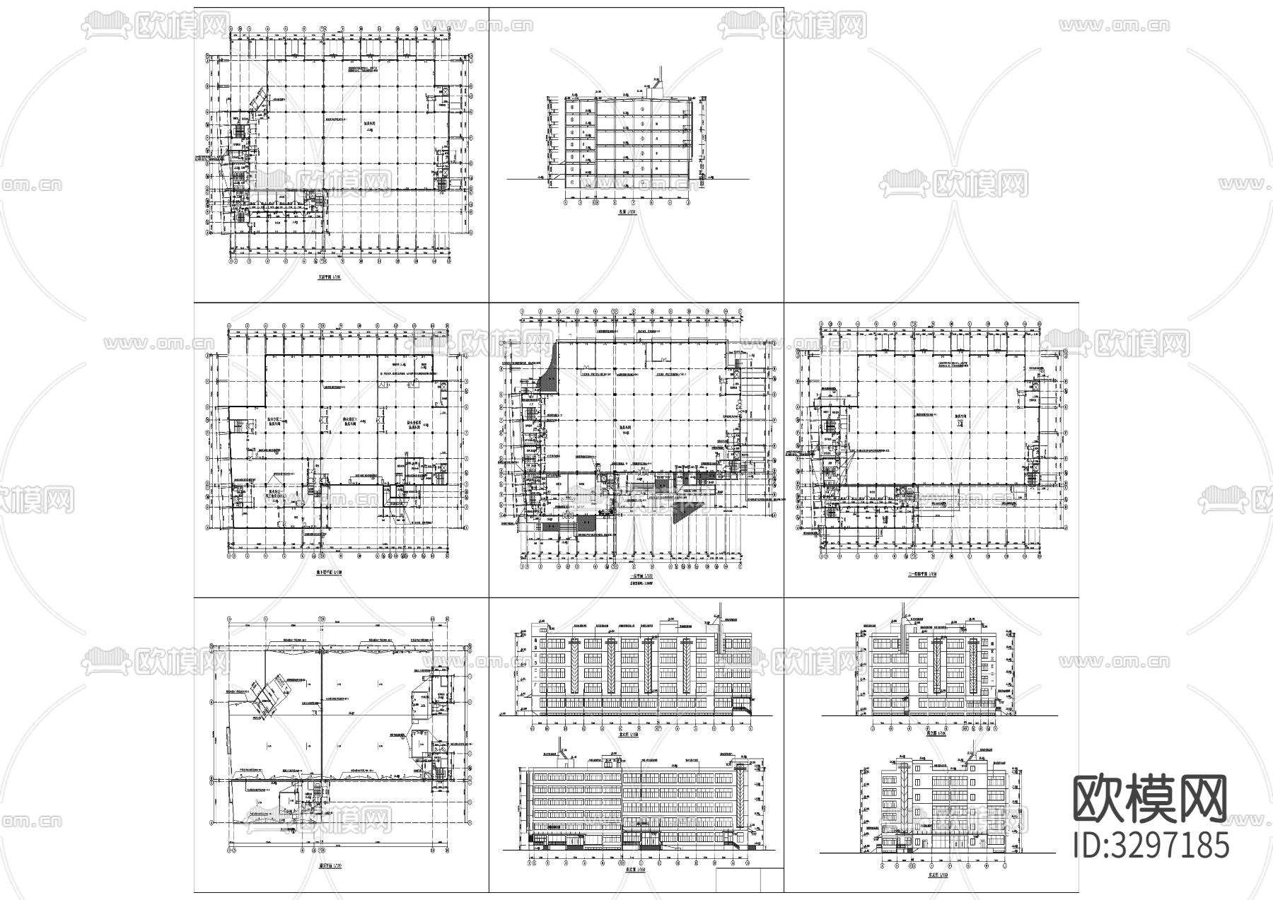 17厂房建筑cad施工图下载