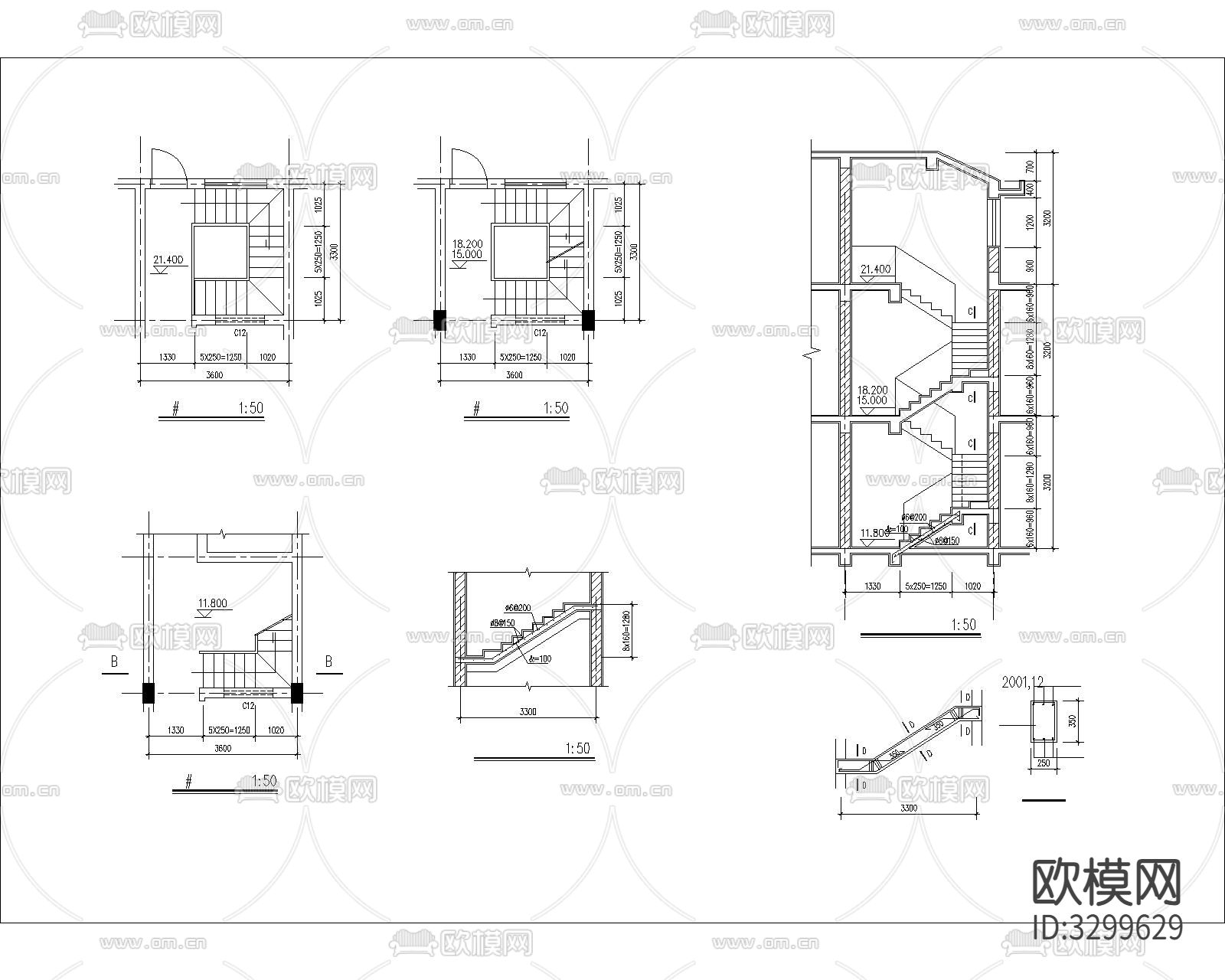 电梯骄厢装修竣工cad大样图下载（渲染图3）