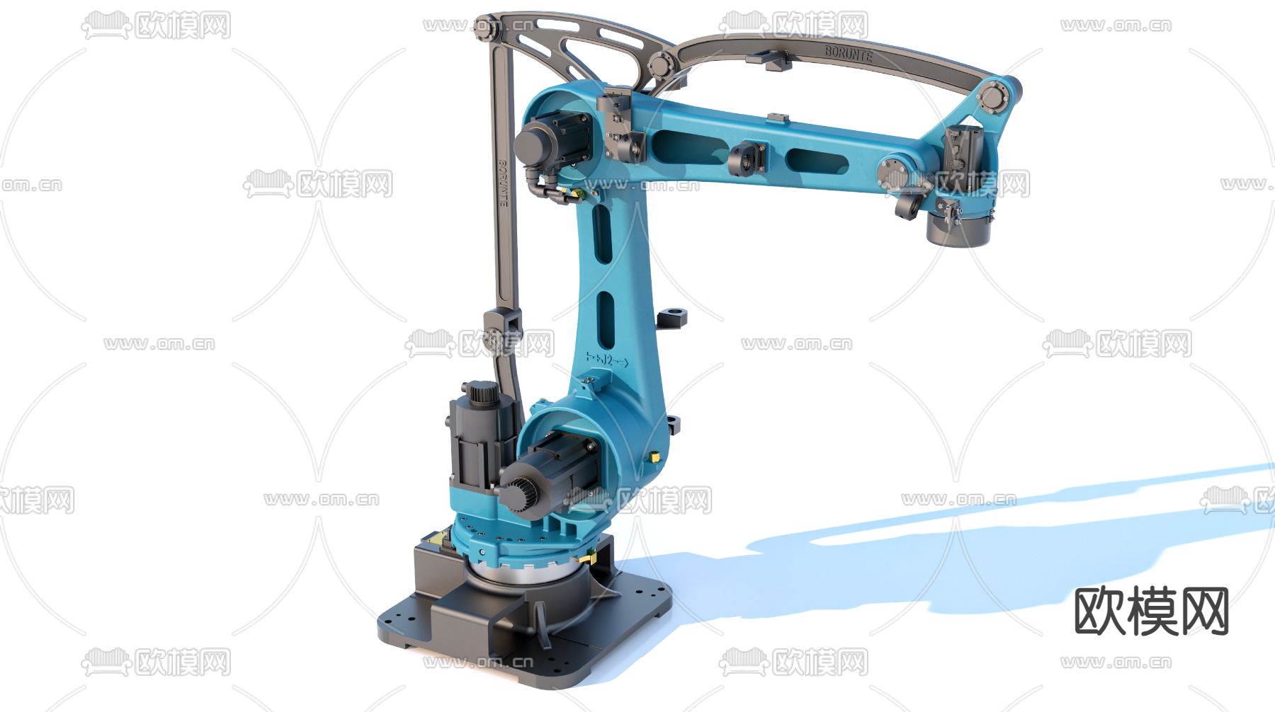 机械臂su模型下载（渲染图2）