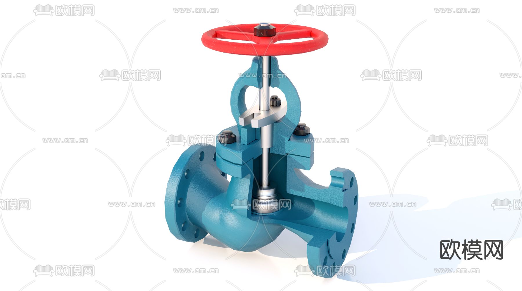 工业设备 阀门3d模型下载