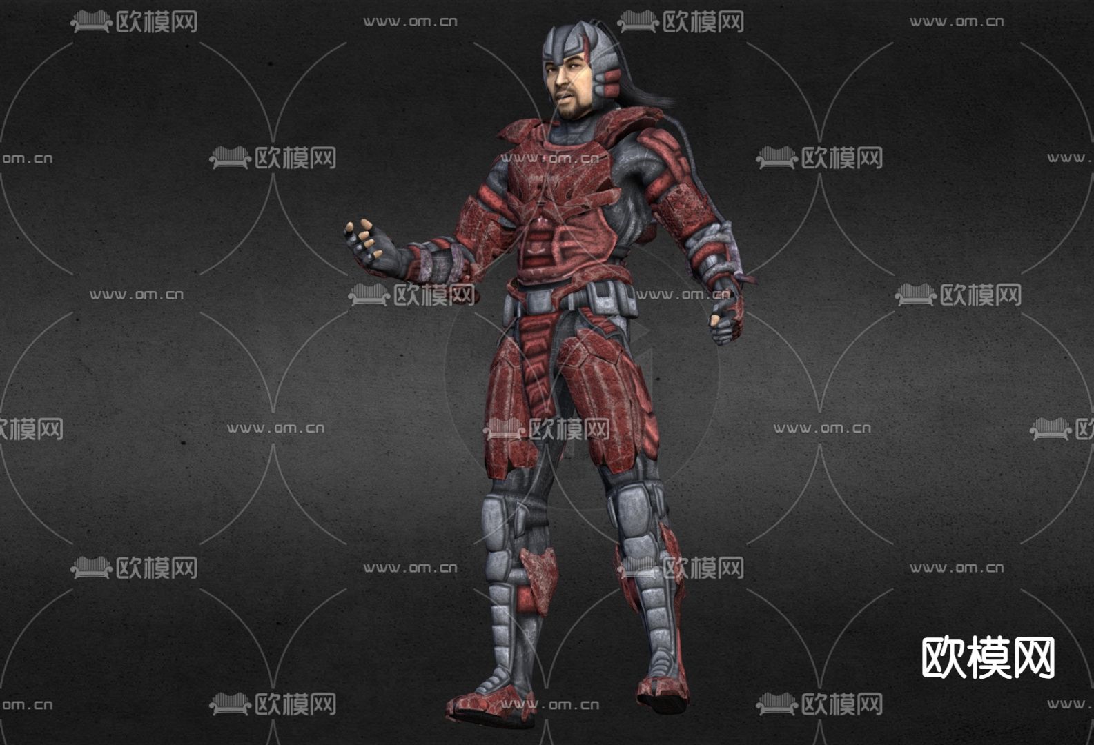 虚拟人物 游戏人物3d模型下载（渲染图1）