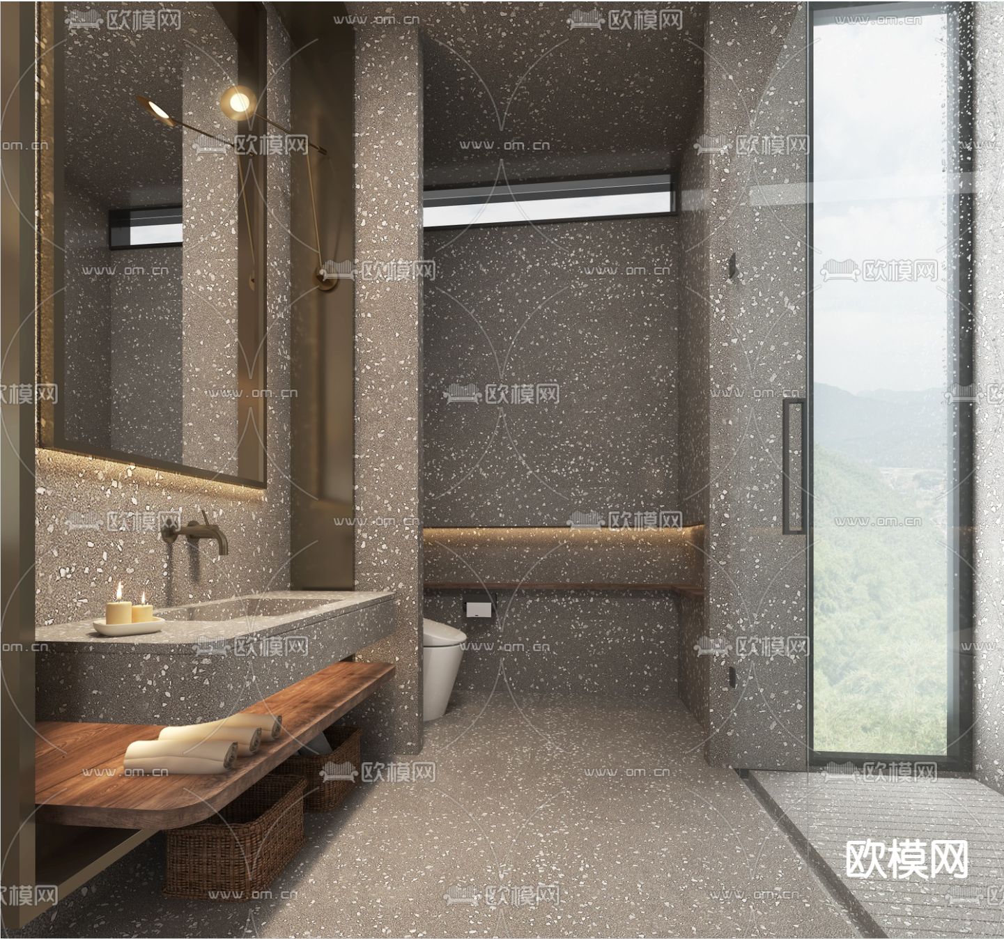 民宿卫生间3d模型下载