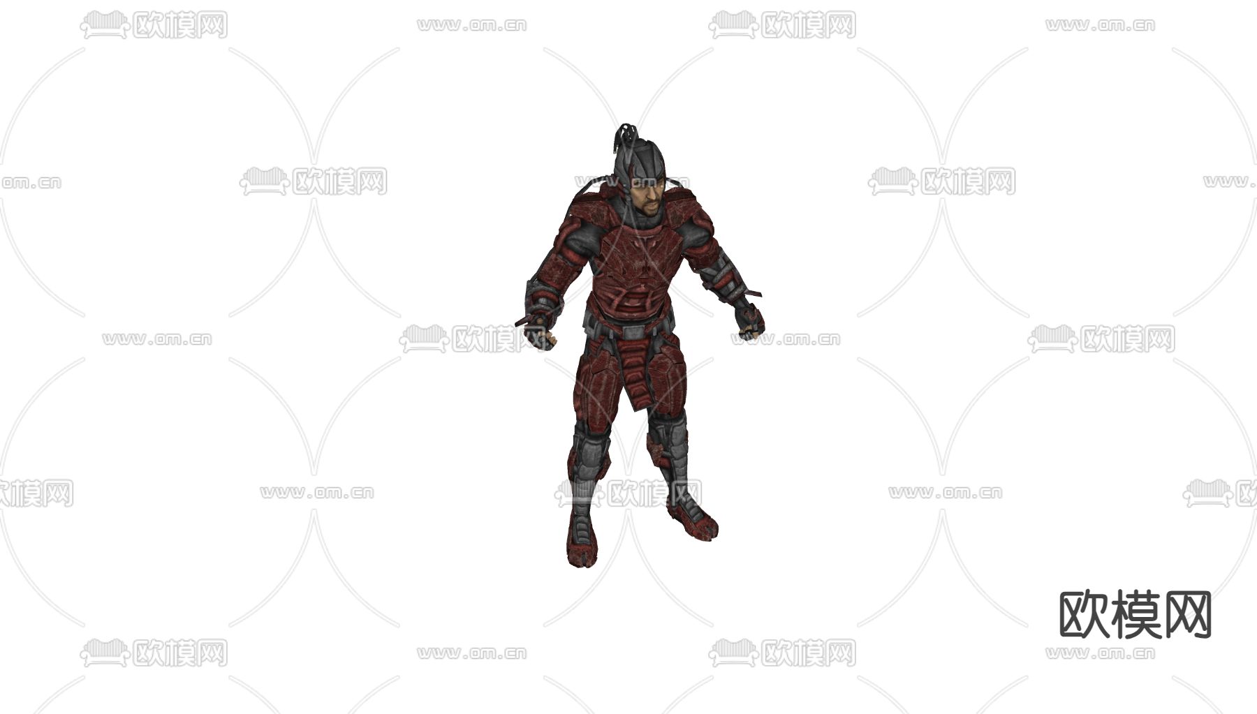 虚拟人物 游戏人物3d模型下载（渲染图2）