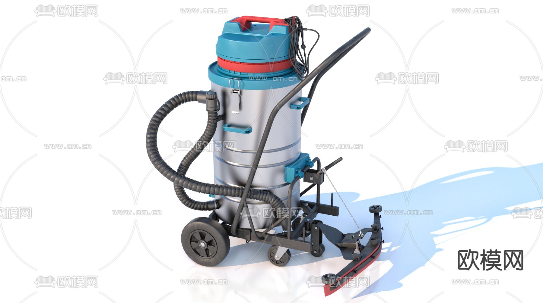 吸尘器 吸尘机su模型下载（渲染图2）
