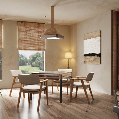  侘寂风棋牌室su模型 