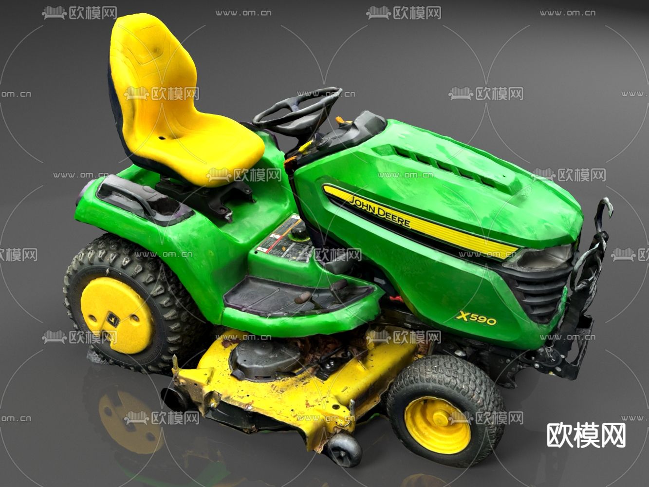 割草机 除草机3d模型下载