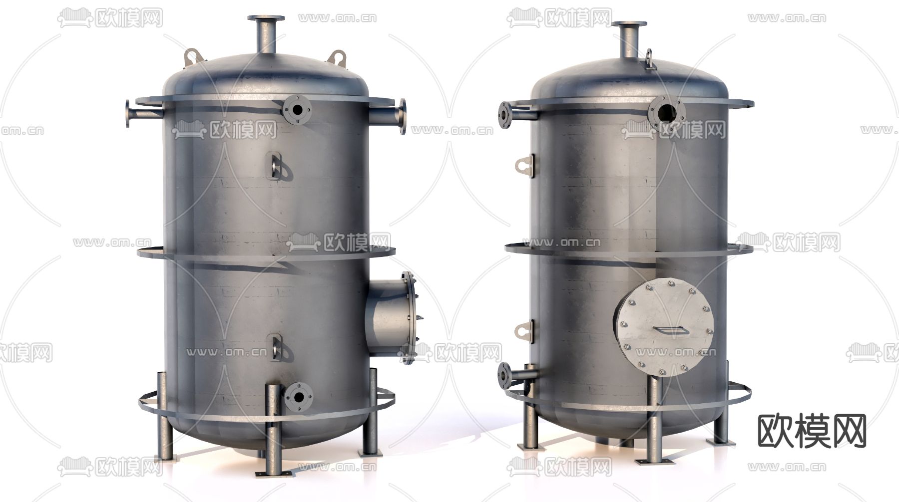 工业设备 冷凝罐3d模型下载