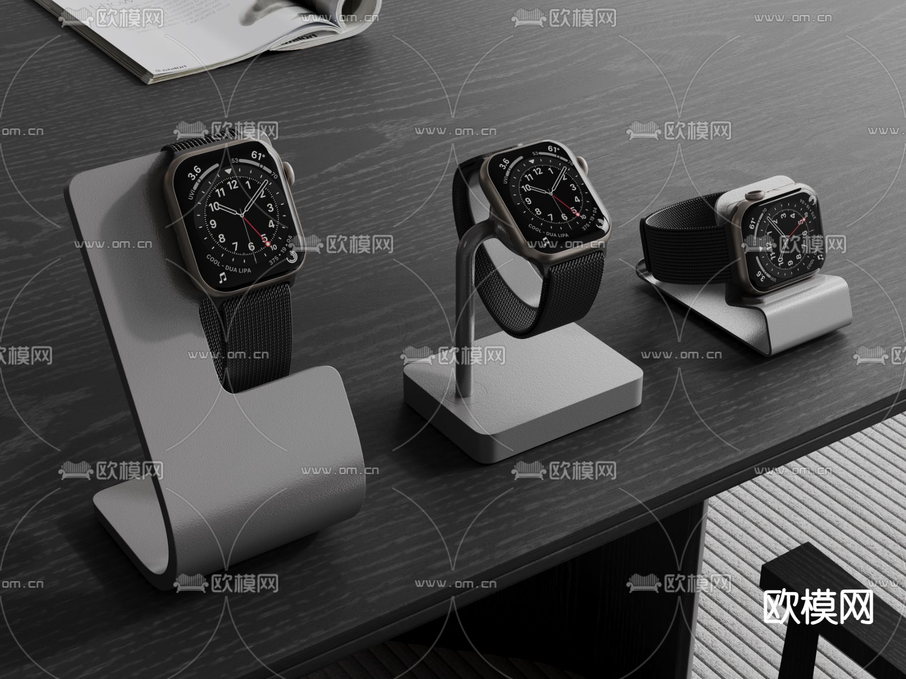 智能手表 腕表3d模型下载