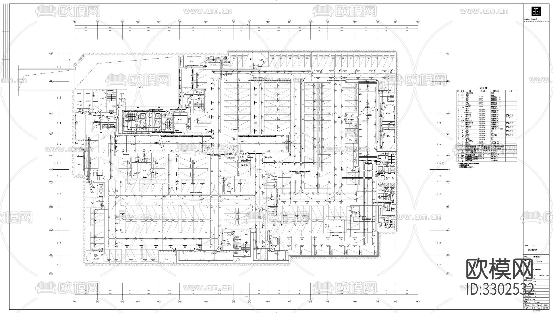 高层公建全套cad电气图下载（渲染图6）