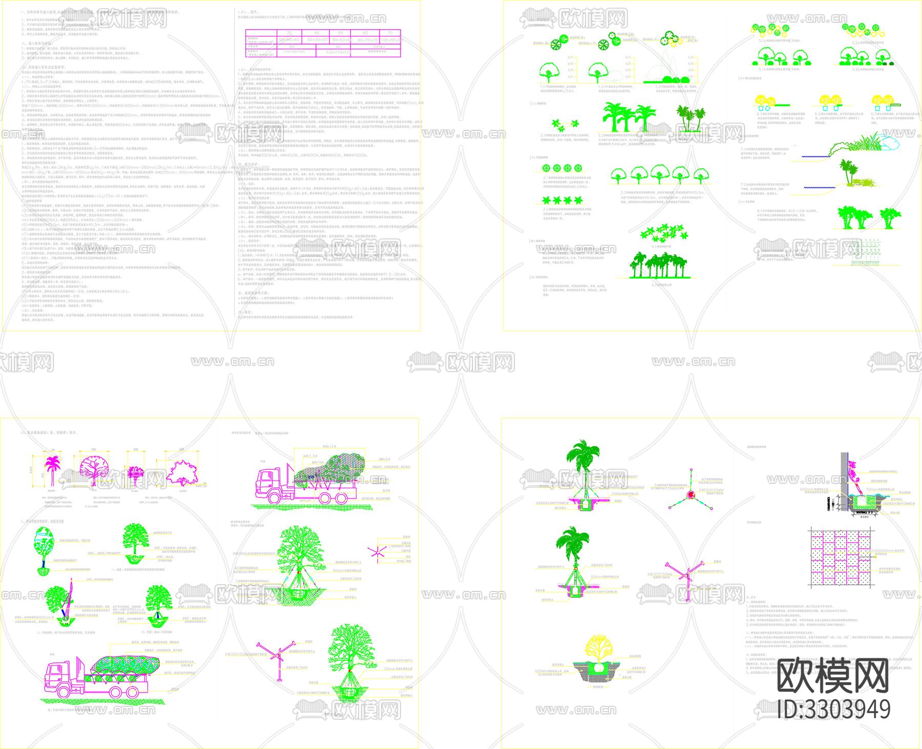绿化设计说明下载（渲染图1）
