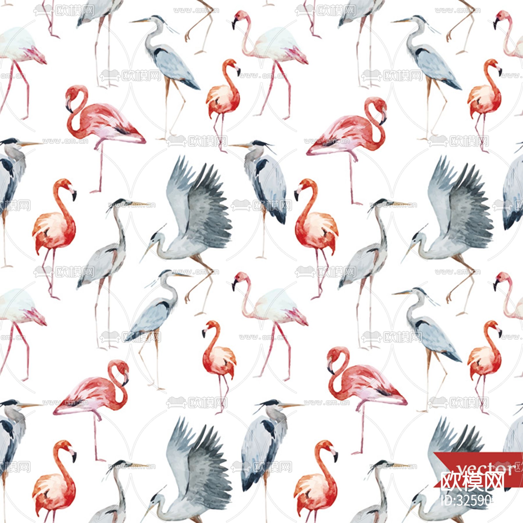 儿童房卡通壁纸贴图下载（渲染图2）