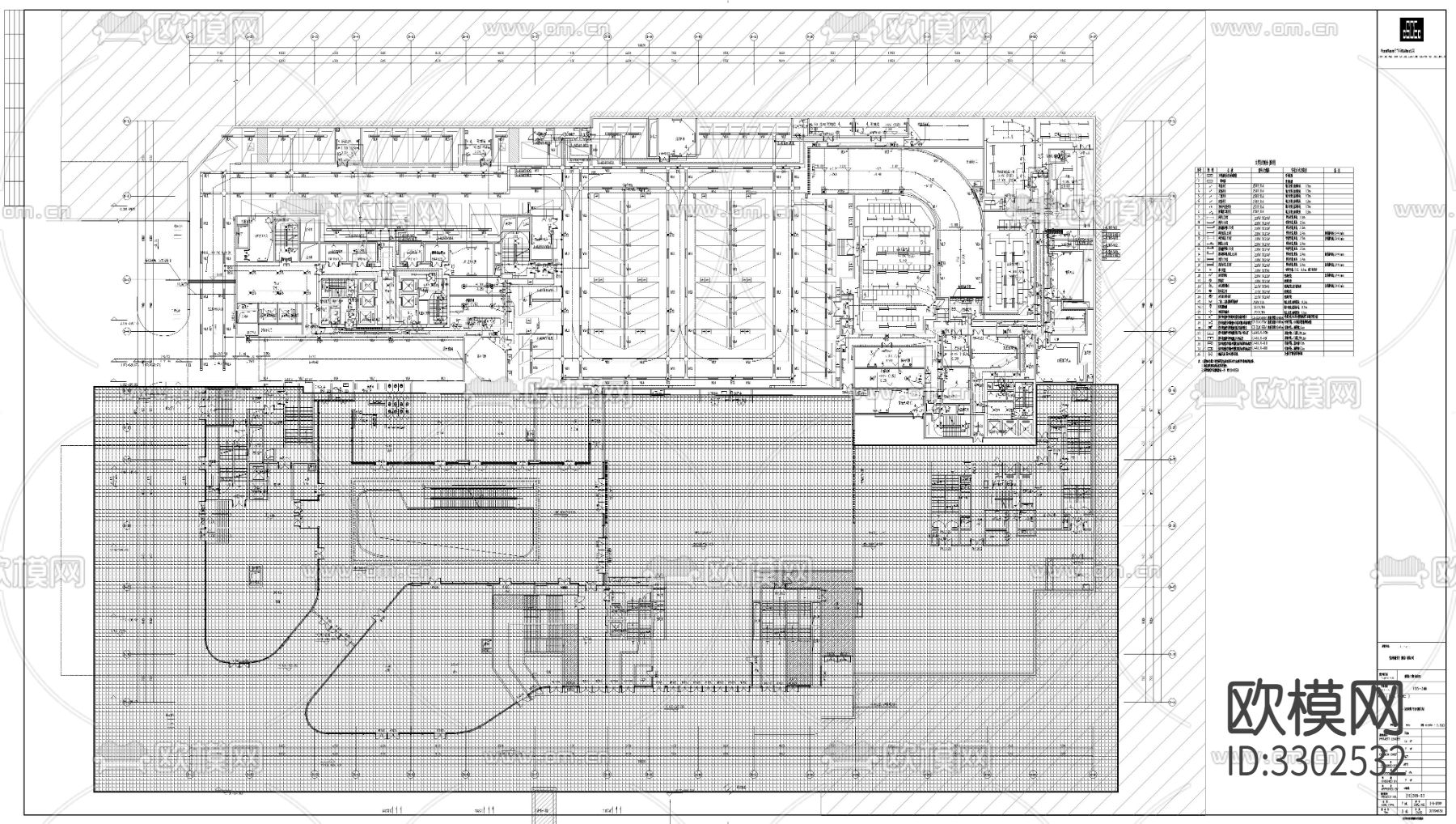 高层公建全套cad电气图下载（渲染图10）