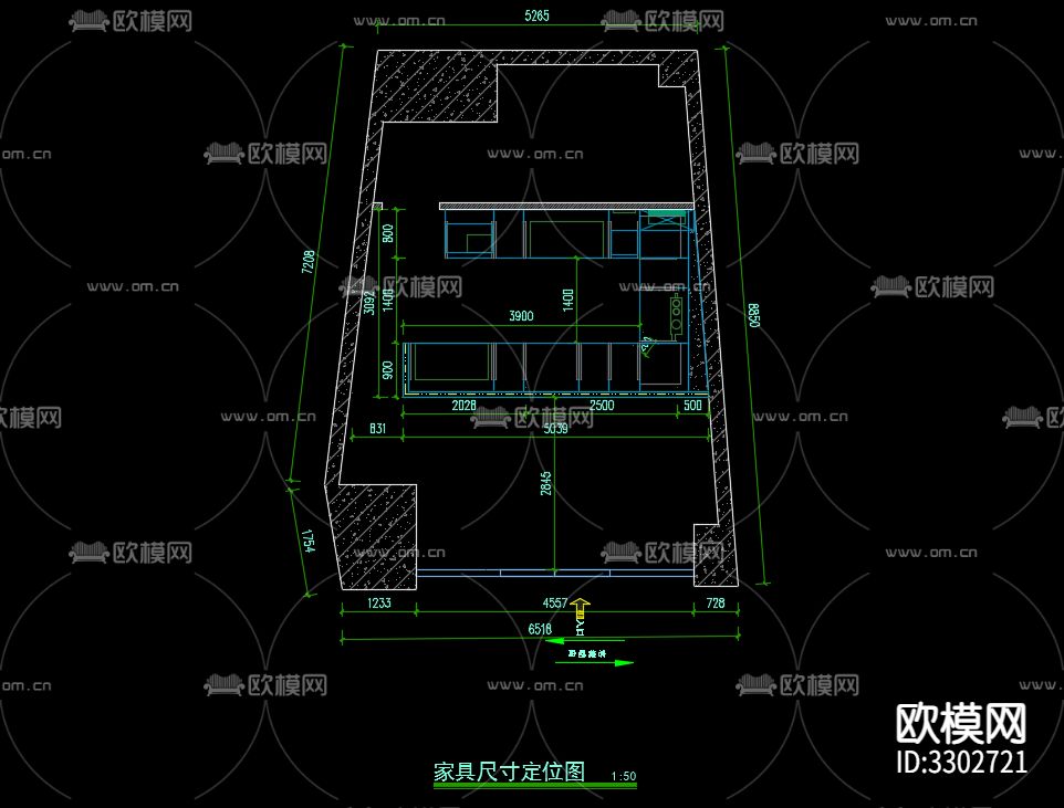瑞幸咖啡饮品店cad施工图下载（渲染图10）