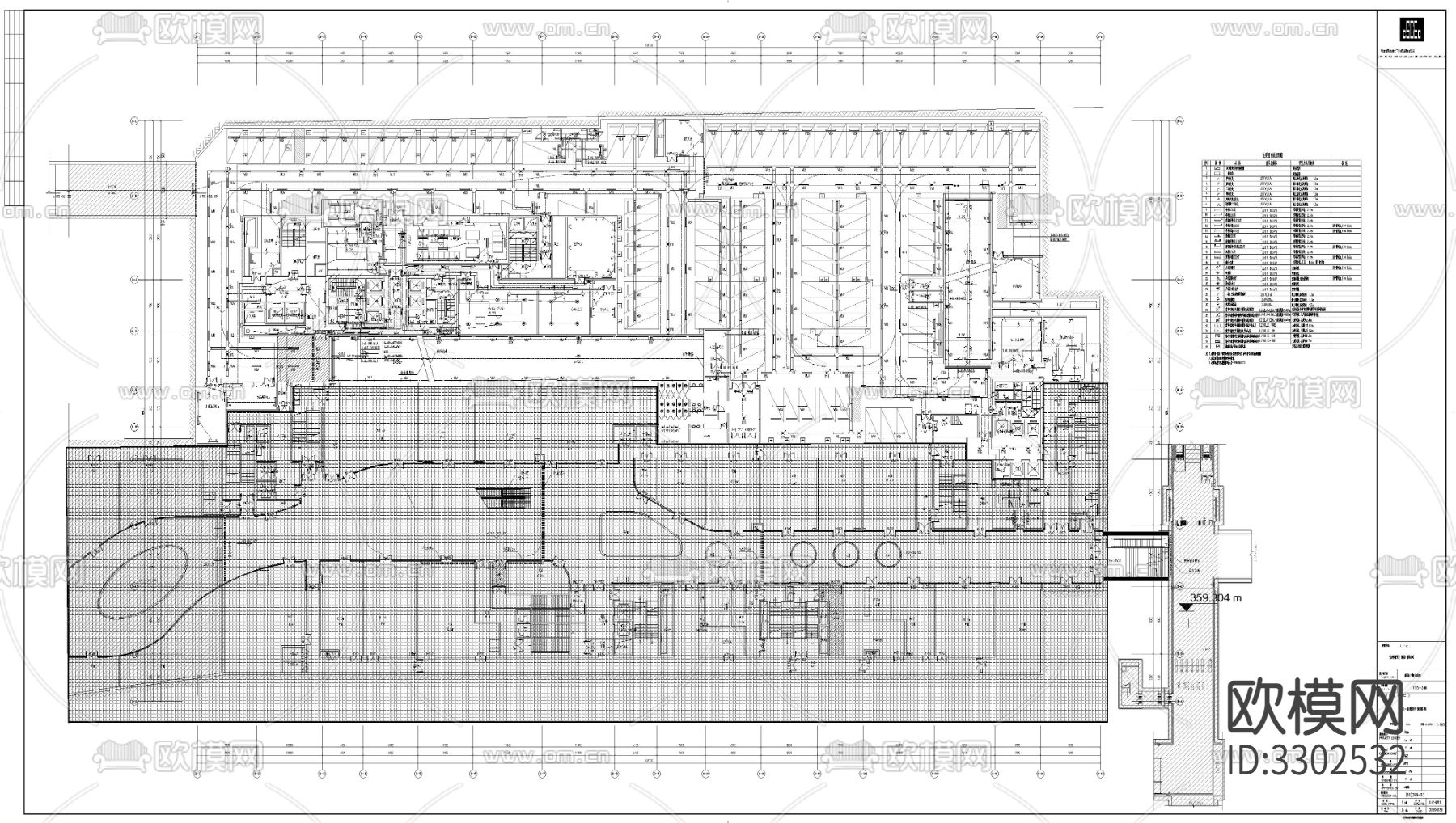 高层公建全套cad电气图下载（渲染图9）