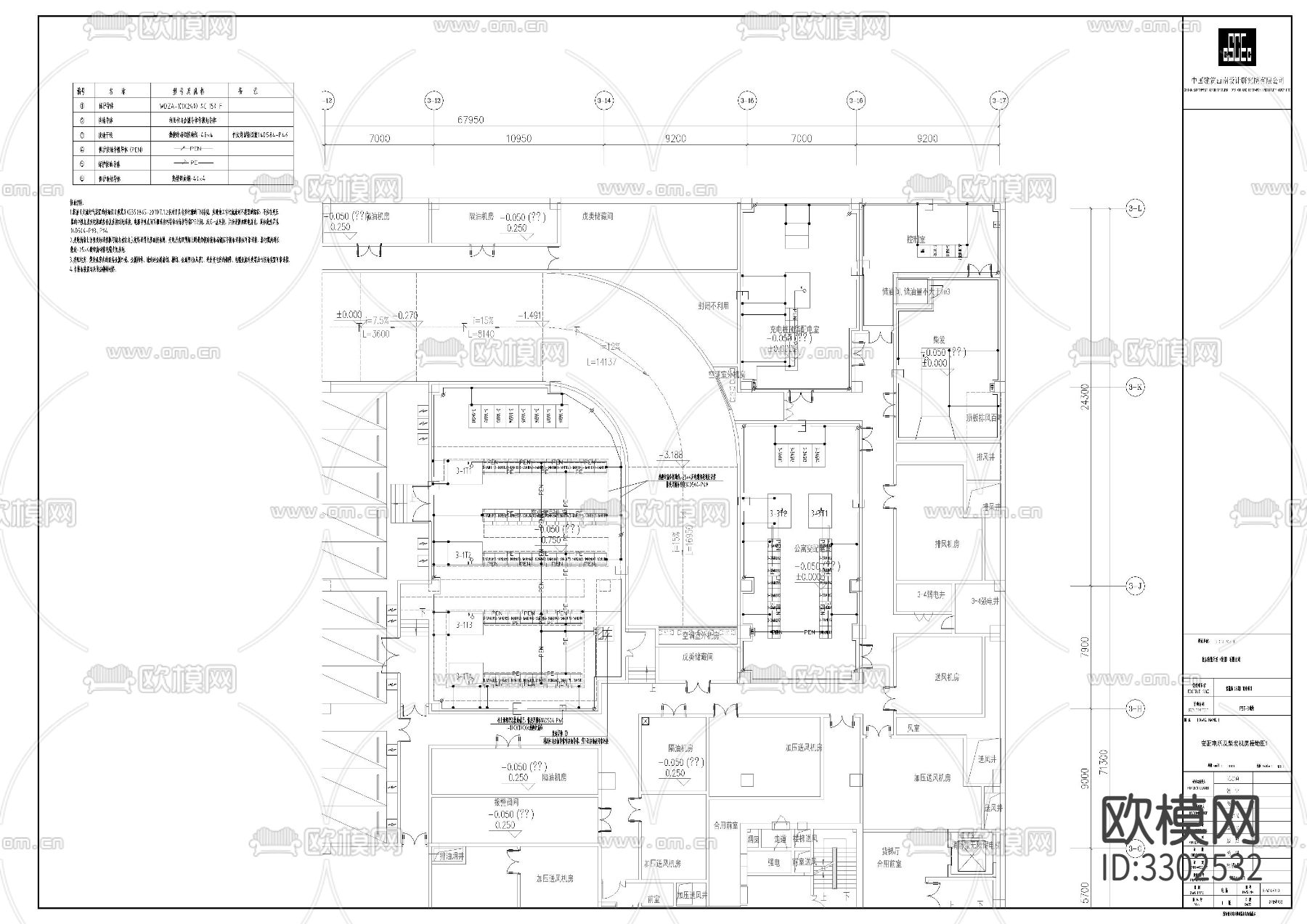 高层公建全套cad电气图下载（渲染图4）