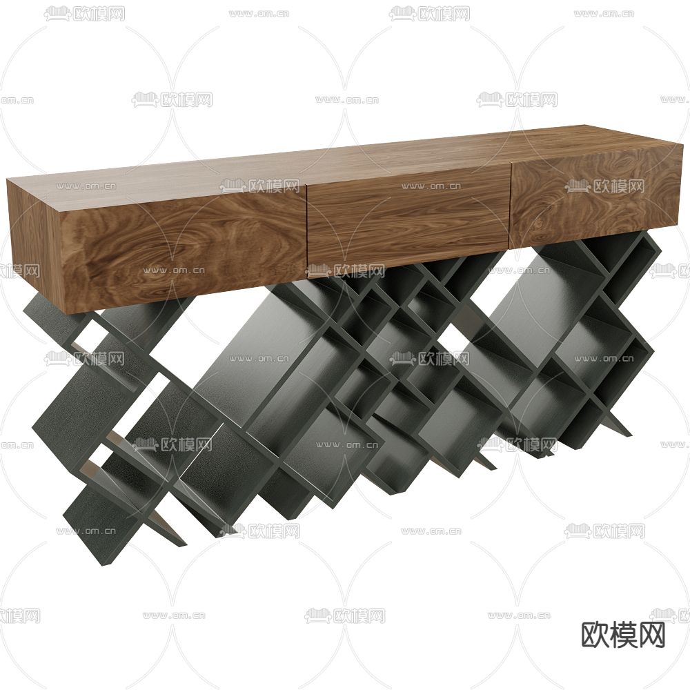 ODINGENIY 端景台 条案3d模型下载