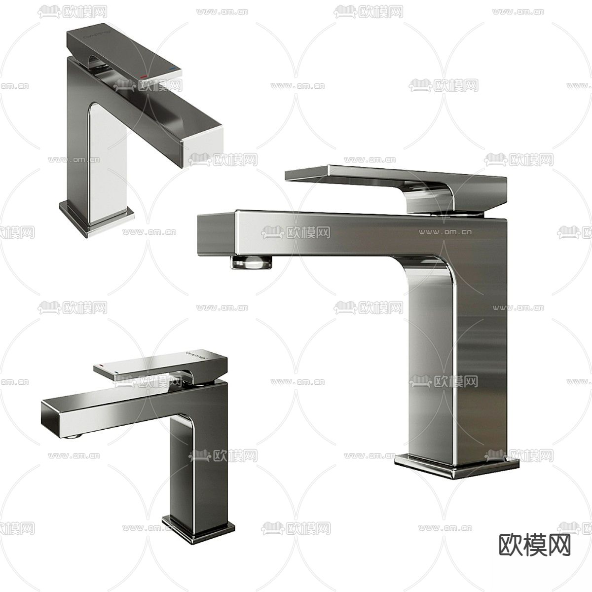 Gappo 水龙头 花洒 喷头3d模型下载（渲染图5）