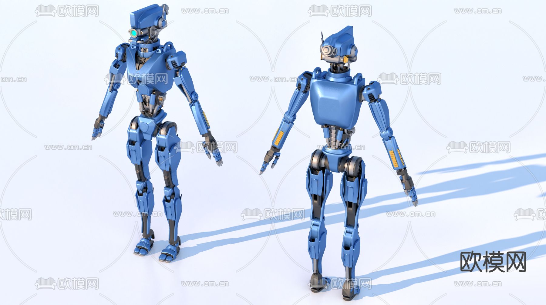 机器人 智能机器人su模型下载（渲染图2）