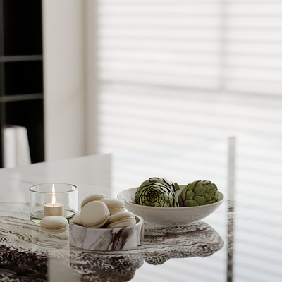  食物 蜡烛 摆件 甜品su模型 