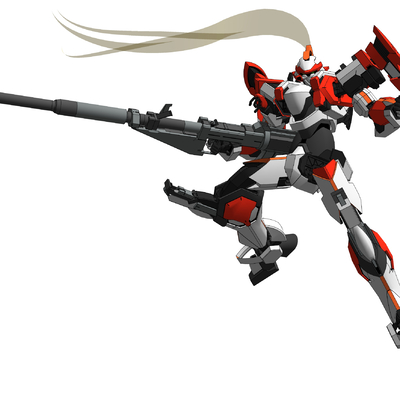  高达机器人 玩具su模型 