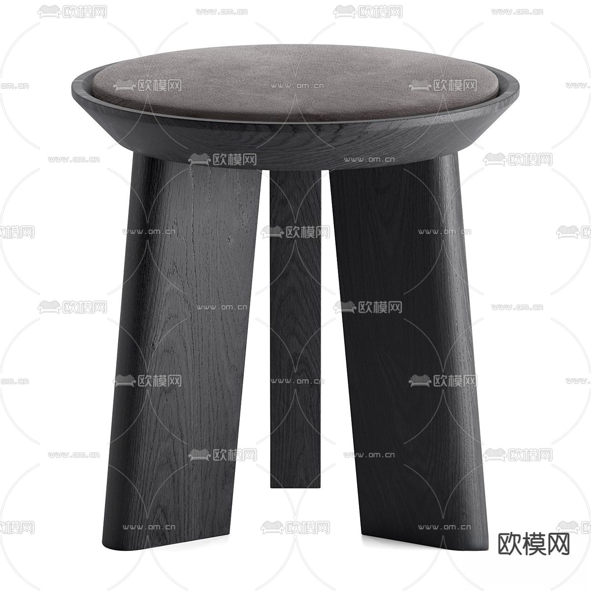 凳子 圆凳3d模型下载（渲染图2）