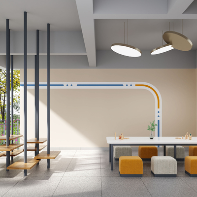  现代住宅架空层su模型 