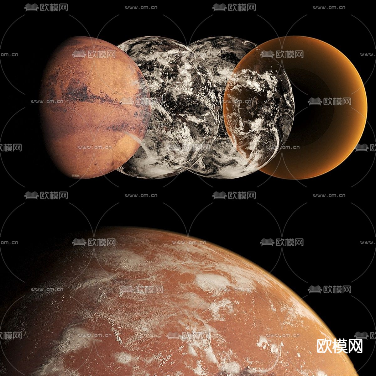 火星3d模型下载（渲染图5）