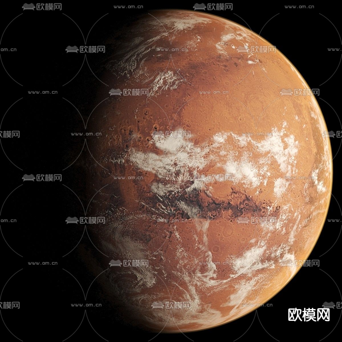 火星3d模型下载（渲染图2）