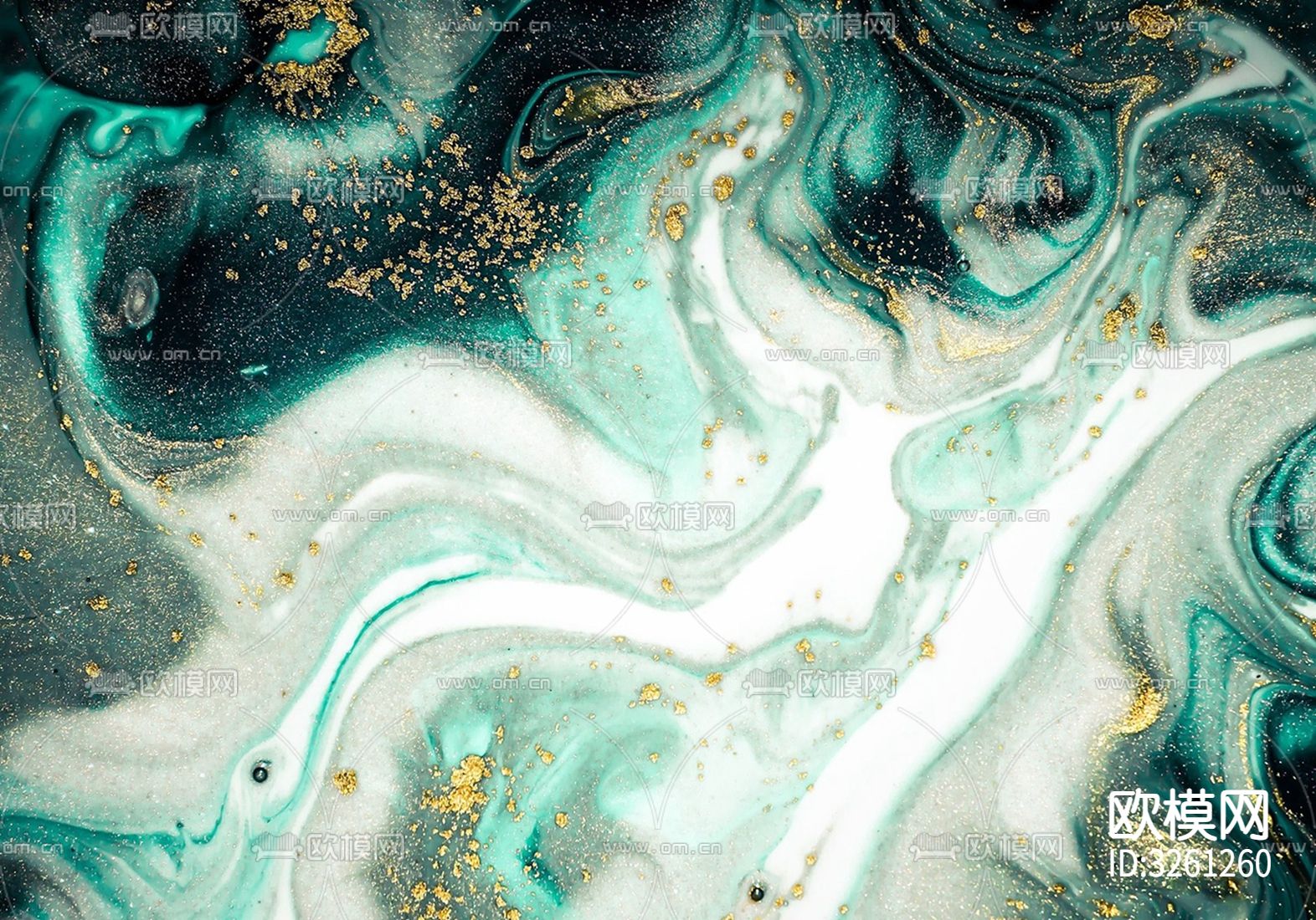 墨绿色山岩石贴图下载（渲染图1）