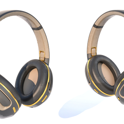  耳机 头戴耳机su模型 
