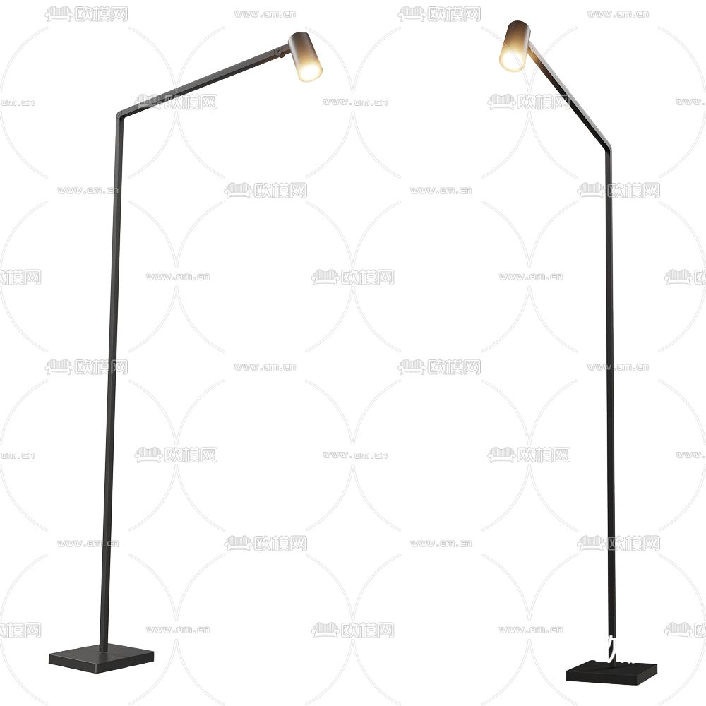Nemo 极简落地灯3d模型下载