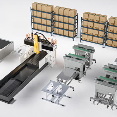  数控机床 CNC机床 工业设备su模型 