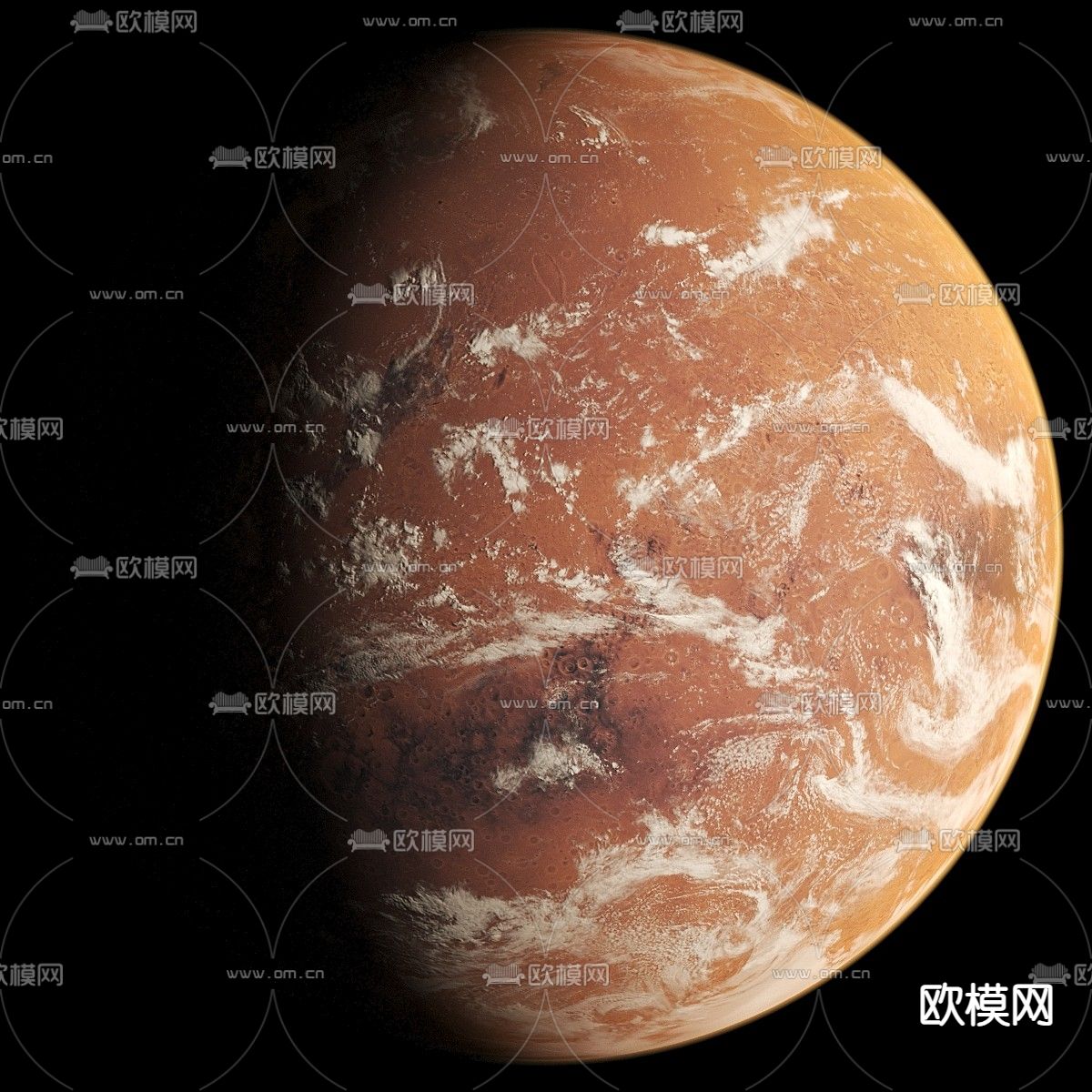 火星3d模型下载（渲染图1）