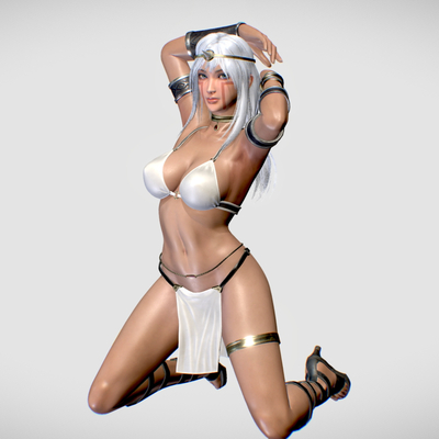  二次元手办 玩具su模型 