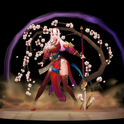  美少女 二次元手办su模型 