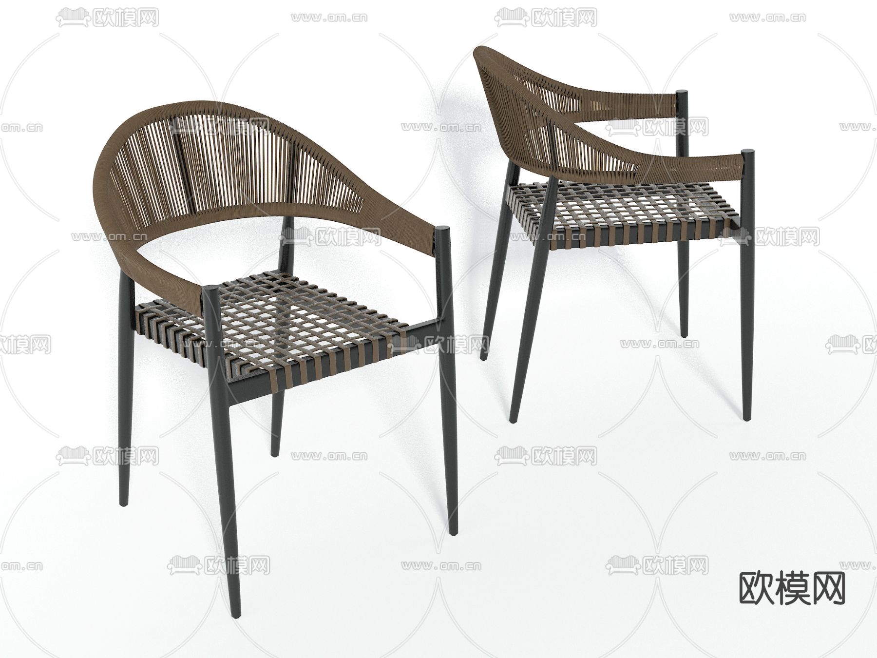 东南亚 休闲椅 椅子3d模型下载
