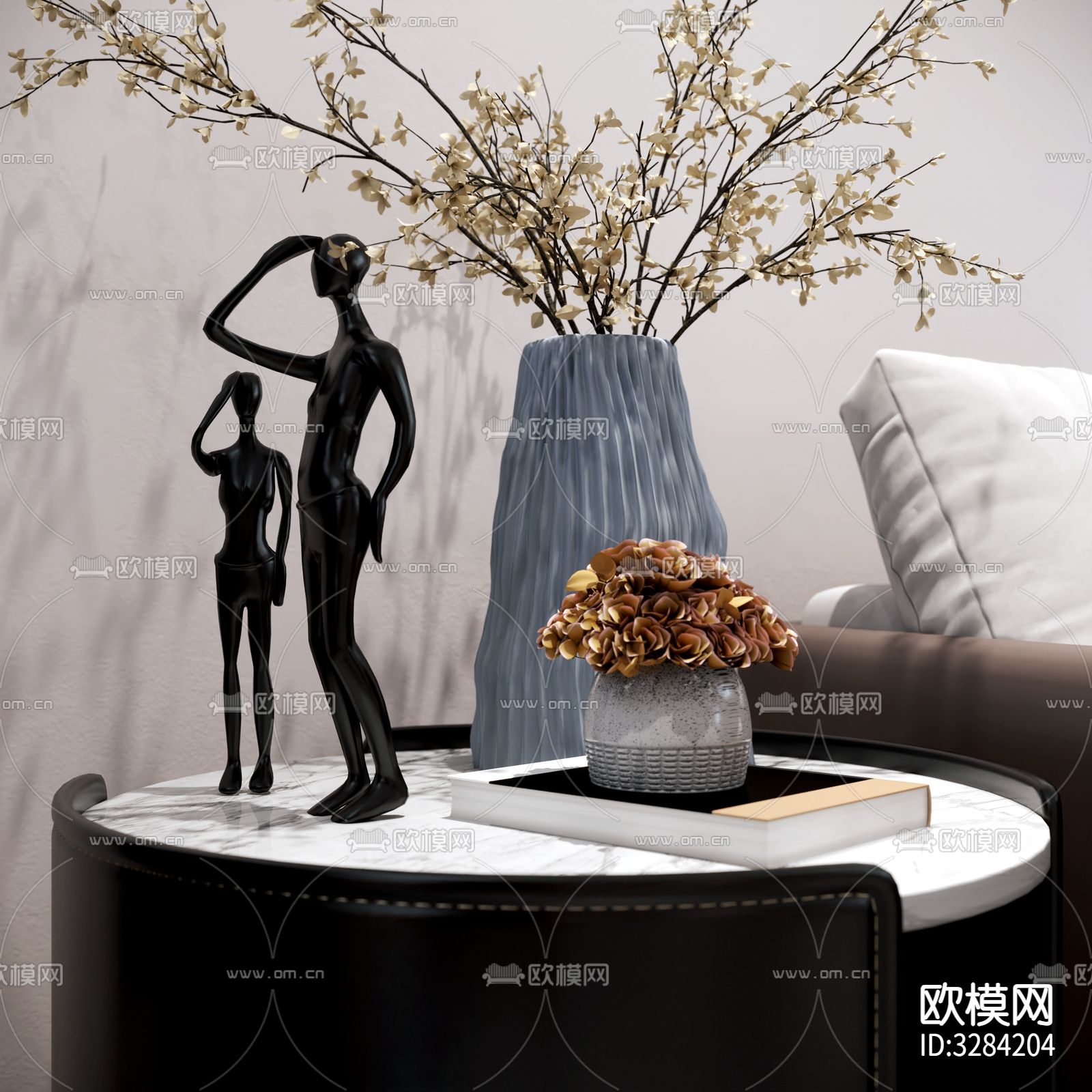 现代客餐厅效果图下载（渲染图13）