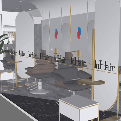  现代理发店su模型 