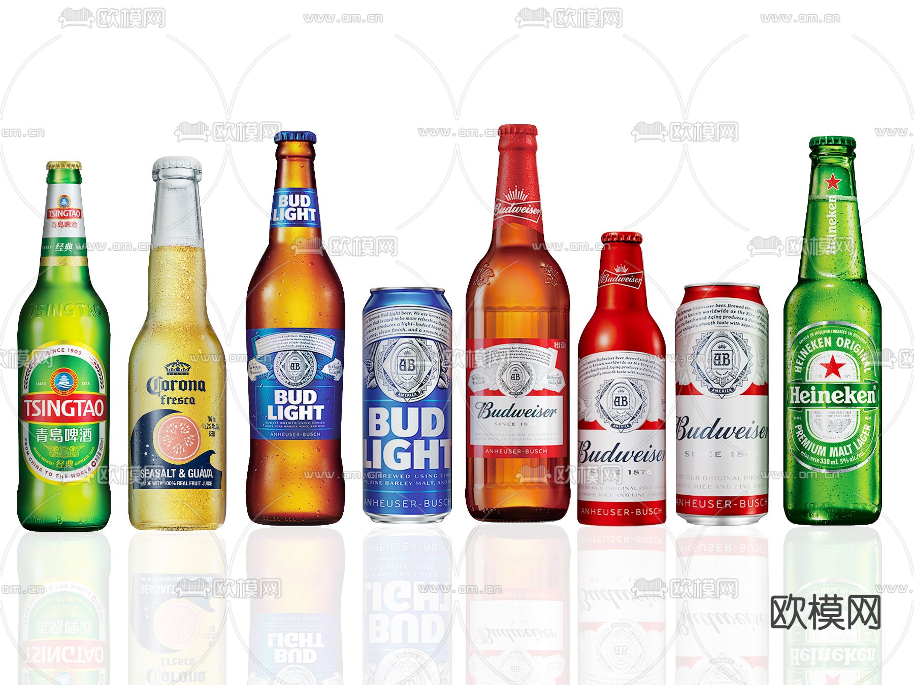 啤酒 酒罐 拉罐su模型下载（渲染图2）