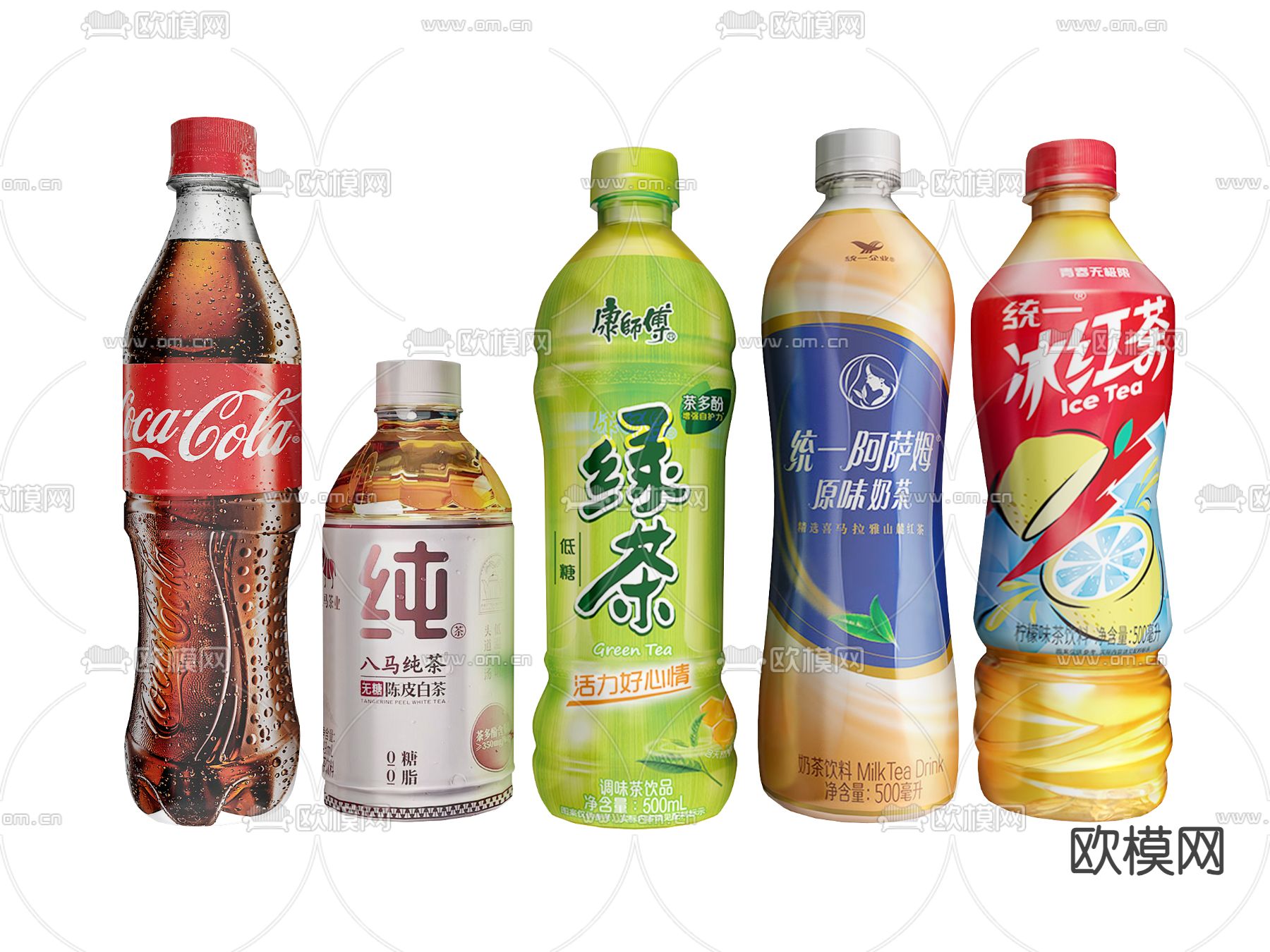 饮料 汽水 可乐 冰红茶su模型下载（渲染图2）