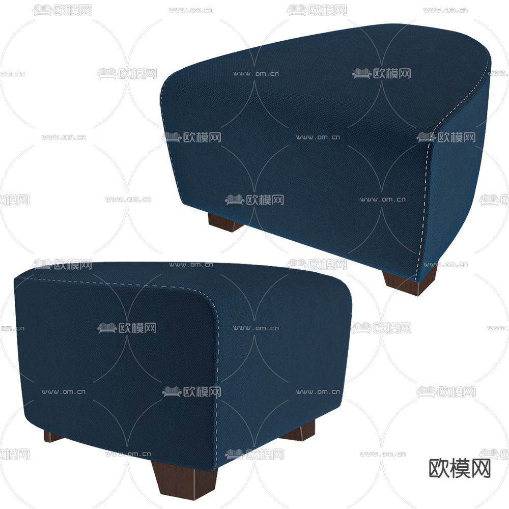 Complet 沙发凳3d模型下载