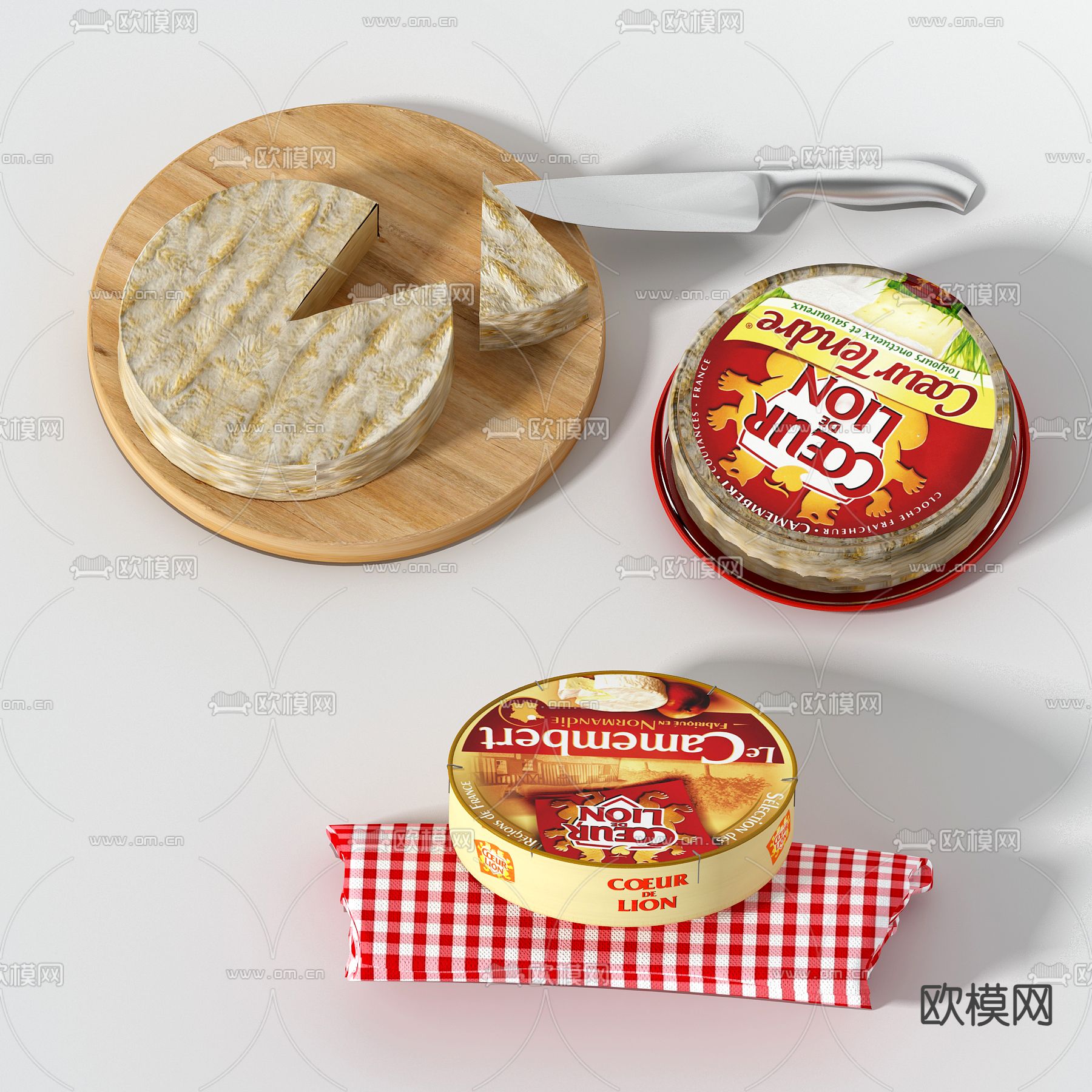 蛋糕 果酱3d模型下载