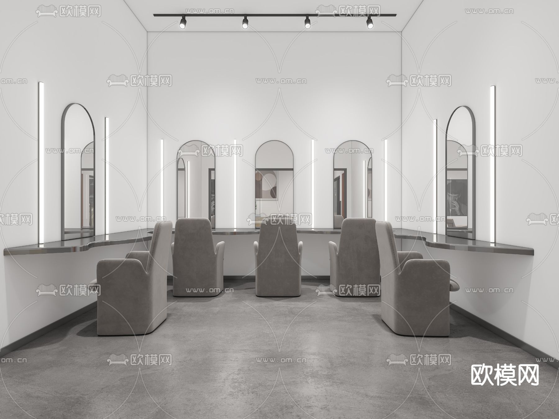 现代摄影棚 摄影室3d模型下载（渲染图2）