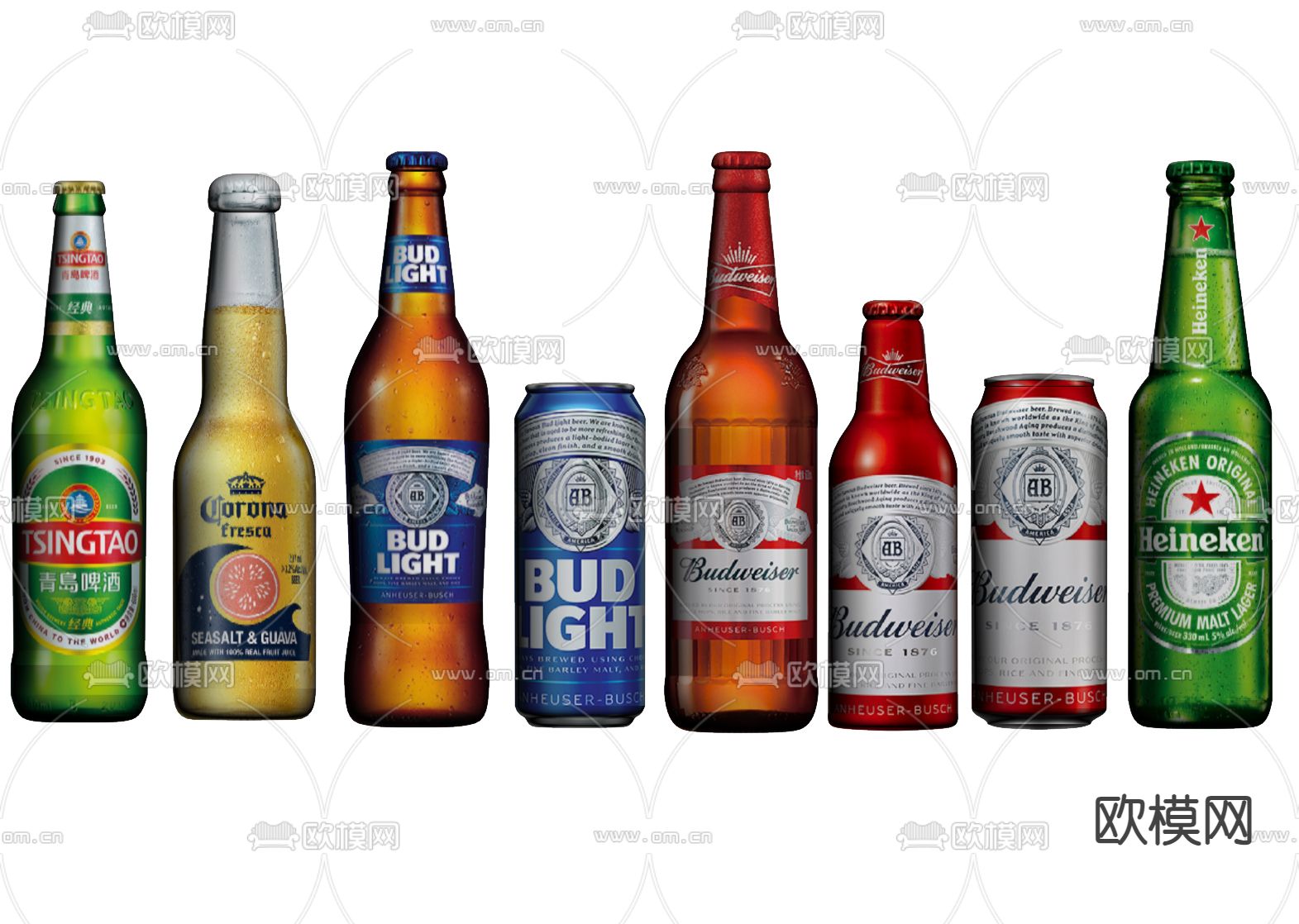 啤酒 酒罐 拉罐su模型下载（渲染图1）