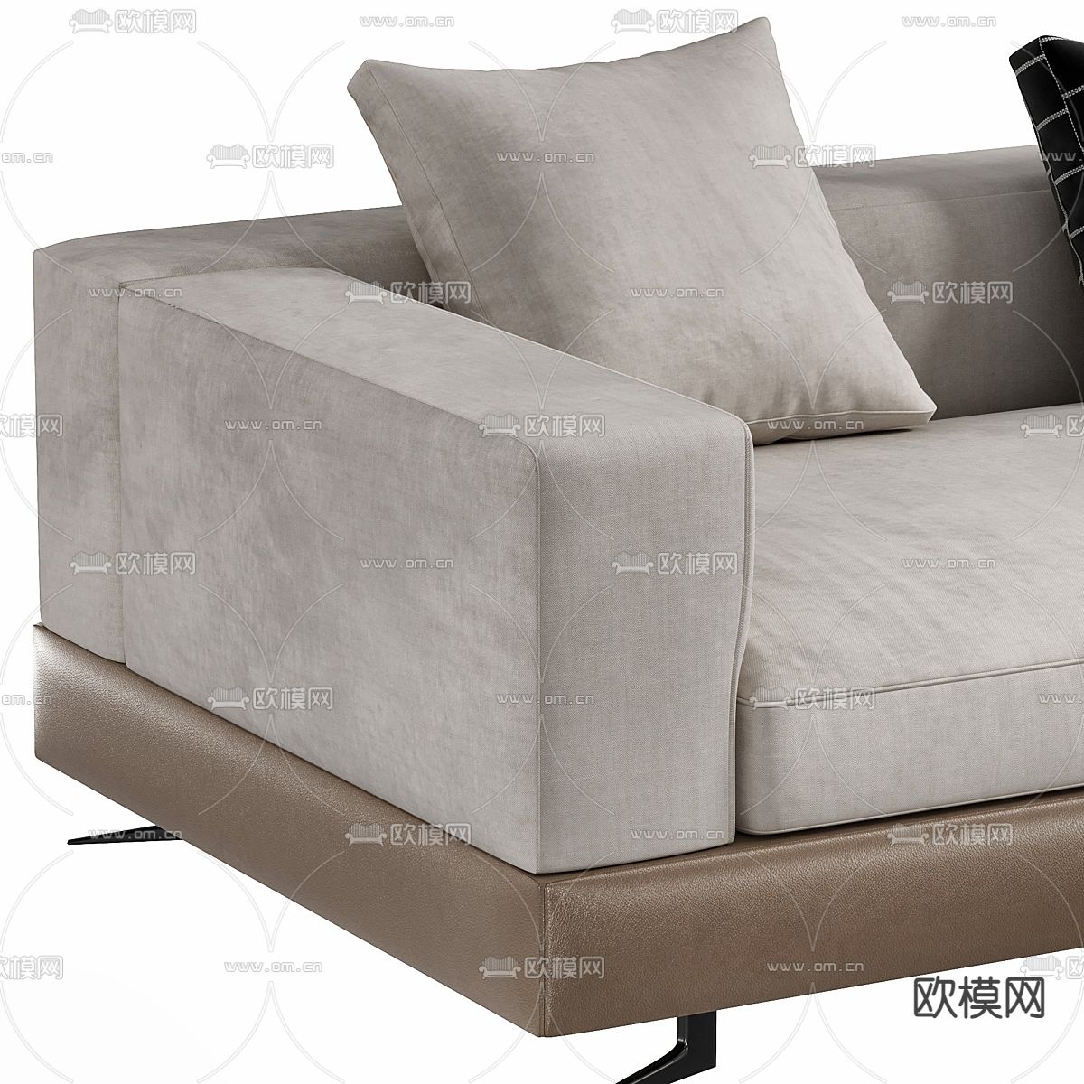Minotti 双人沙发3d模型下载（渲染图3）