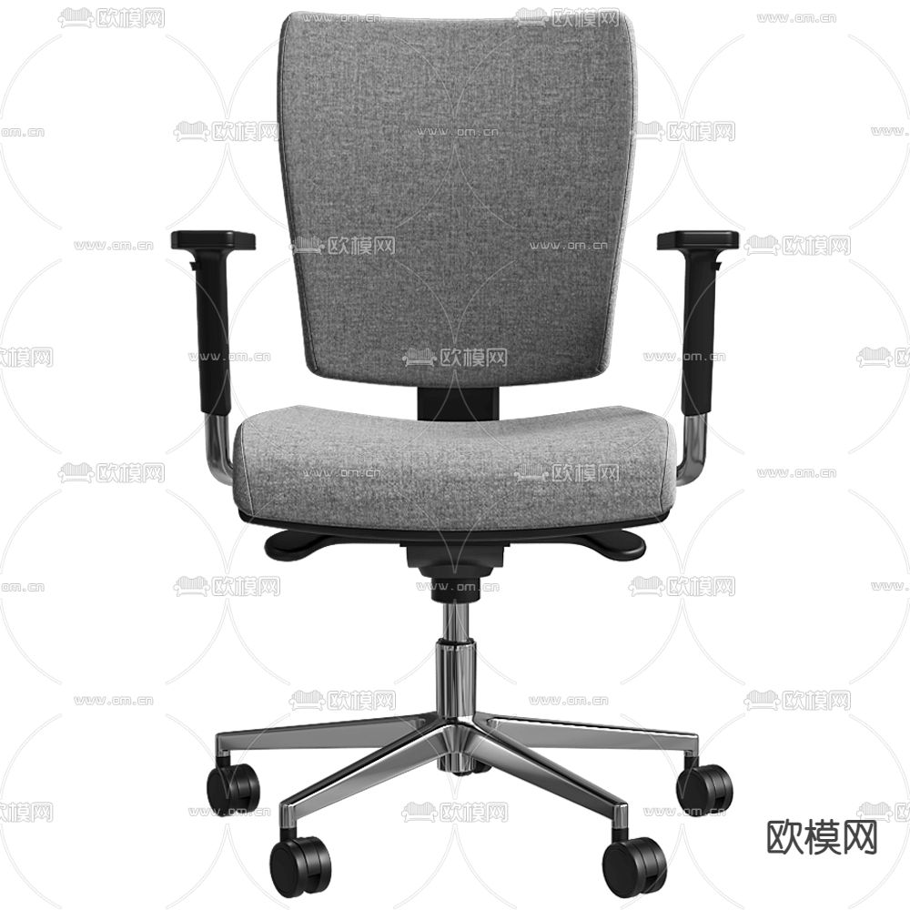 Milani 办公椅 职员椅 班前椅3d模型下载（渲染图1）