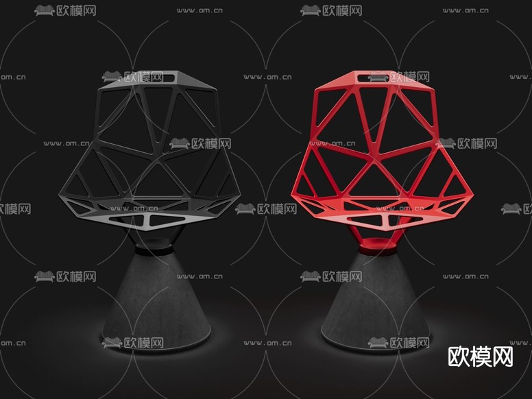 休闲椅 椅子3d模型下载(渲染图1)